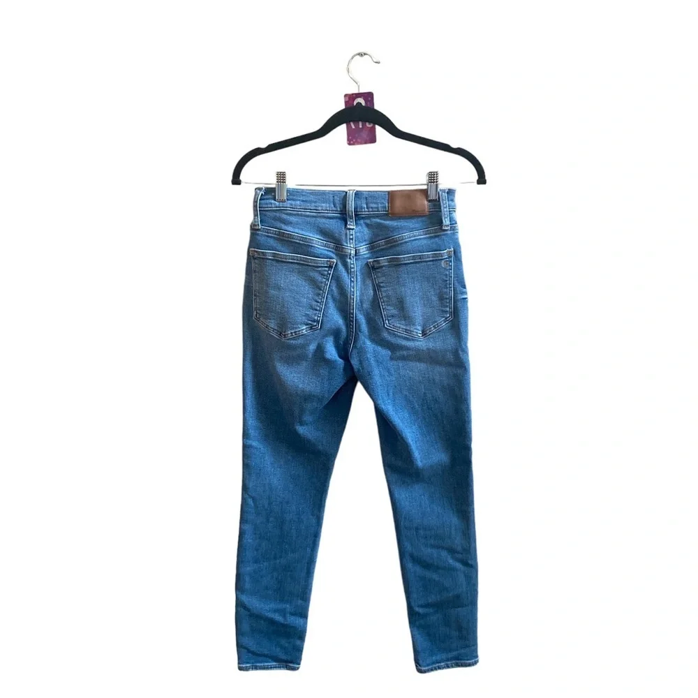 MADEWELL 9" Mid-Rise Skinny Crop Jeans with Button-Front, size 26 - Picture 7 of 12